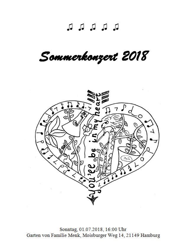 Programm Sommerkonzert 2018